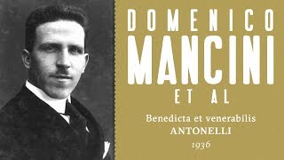 Domenico Mancini in quartet  Benedicta et venerabilis Antonelli  1936 [upl. by Dnomed]