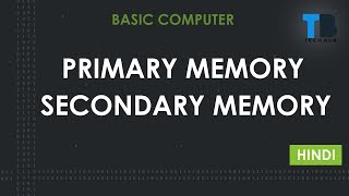 HindiUrdu What is Primary Memory and Secondary Memory  Volatile and Non volatile Memory [upl. by Auqenaj]