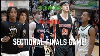 Metamora vs Richwoods Sectional Finals WAS CRAZY FULL GAME HIGHLIGHTS Ethan Kizer Tavie Smith [upl. by Templas]