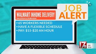 Walmart hiring Inhome delivery workers [upl. by Uon]