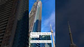 Taylor Swift Time Tour Toronto DelicateThanks for subscribingcanadaontheroad taylorswift [upl. by Aimek]