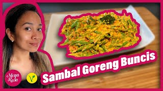 Deze manier van groente eten vind iedereen wel lekker Buncis Of Boontjes Sambal Goreng Buncis [upl. by Tabshey]