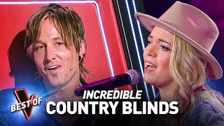 Sensational COUNTRY Music Blind Auditions on The Voice [upl. by Alleb]