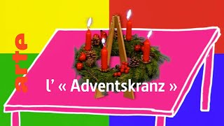 l « Adventskranz »  Karambolage  ARTE [upl. by Ralina]