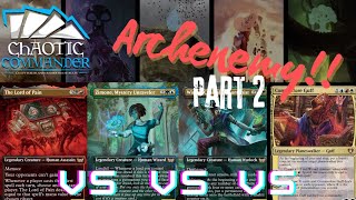 Zimone is the Enemy Archenemy Round 2 Chaotic Commander MTG EDH Gameplay [upl. by Sivartal554]