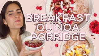 How to Make Breakfast Quinoa Porridge  Two Spoons [upl. by Ymmot648]