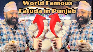 Sardar Ji Making World Famous Faluda Without Ice in Punjab 😲Indian Street Food Punjab Street Food [upl. by Lana]