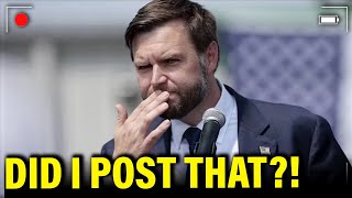 JD Vance INSTANTLY DELETES Post after OWNING TRUMP [upl. by Avictor]