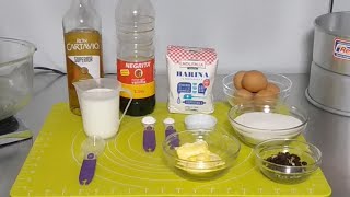 Receta queque de frutos secos para pastel doble alto [upl. by Aicnom429]