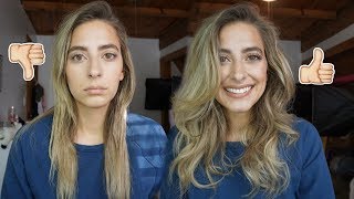 HOW TO FAKE A SALON BLOW OUT  VOLUMINOUS HAIR [upl. by Mehitable]