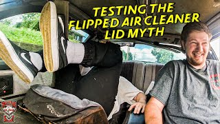 Testing the Flipped Air Cleaner Lid Myth [upl. by Sedinoel]