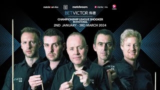 WATCH LIVE  2024 CHAMPIONSHIP LEAGUE SNOOKER  INVITATIONAL  TABLE 2 [upl. by Wil]