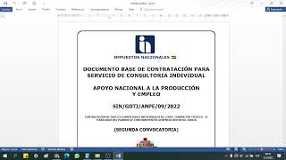 SICOES PREGUNTAS FRECUENTES PARA LA PRESENTACION DE PROPUESTAS PARA CONSULTOR INDIVIDUAL 🗂 😁 [upl. by Joli602]