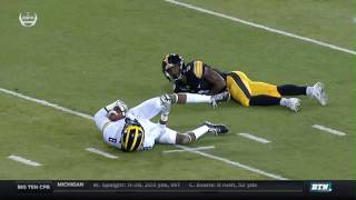 Michigan at Iowa  Football Highlights [upl. by Eentrok]