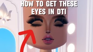 How to get “no pupil” eyes in dress to impressdtidresstoimpresstutorialeyemakeuproblox [upl. by Bogey]