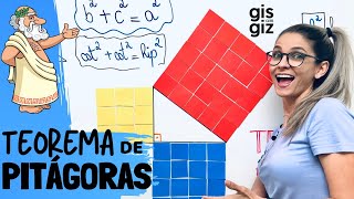 TEOREMA DE PITÁGORAS  FÓrmula teorema de Pitágoras \Prof Gis MATEMÁTICA [upl. by Naawaj]