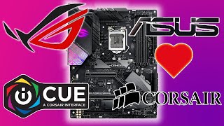 NEW 2020 Asus Motherboard  Try iCUE  Setup Official Corsair iCUE With Your ASUS Motherboard [upl. by Aihtenyc]