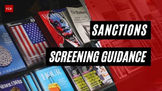 Sanctions Screening Mastery Guidance from the Wolfsberg Group [upl. by Nomzed507]