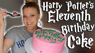 Making a ✨ MAGICAL ✨ Harry Potter Birthday Cake [upl. by Ammej]