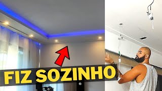 COMO FAZER SANCA DE DRYWALL  COMPLETO [upl. by Noizneb]