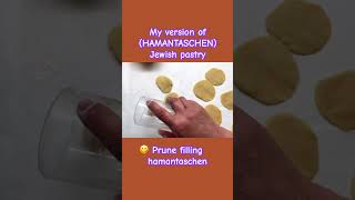 Here’s my version of hamantaschen prune filling pastry homemadehamantaschen ytshortsvideo [upl. by Hulburt]