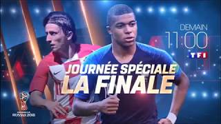 JOURNEE SPECIALE  FINALE DE LA COUPE DU MONDE 2018 SUR TF1  BANDE ANNONCE [upl. by Berhley741]