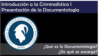 Criminalística y Ciencias Forenses ¿Qué es la Documentología o Scopometría [upl. by Naveb]