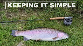 247 Fishing My Leech Flies Nets me 10lb Rainbow Trout [upl. by Levison]