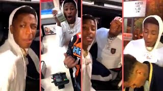 NBA YoungBoy and MoneyBagg Yo Hop Out The Minivan In At Atlanta Start Gambling Then Grab Some Pizza [upl. by Eloci]