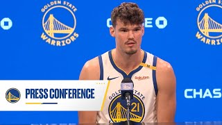 Golden State Warriors 202425 Media Day  Quinten Post [upl. by Cozza]