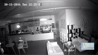 Hikvision H265  H265 vs H265 IR cafetería 2 [upl. by Evannia]