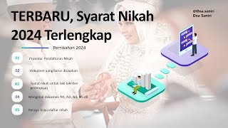 Syarat Nikah Terbaru 2024 Lakilaki dan Perempuan Terlengkap [upl. by Enneiviv963]