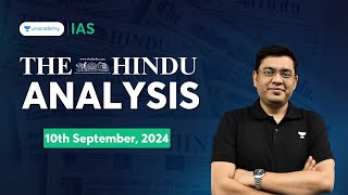 The Hindu Newspaper Analysis LIVE  10th September 2024  UPSC Current Affairs Today  Mukesh Jha [upl. by Konstanze]