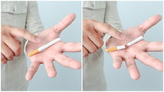 5 VISUAL Cigarette Tricks Anyone Can Do  Revealed [upl. by Gayner518]