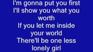 Justin Bieber  One Less Lonely Girl Lyrics [upl. by Alma]