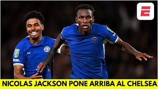 GOL DEL CHELSEA Nicolas Jackson marca el 10 vs Brighton  Carabao Cup [upl. by Arymas491]