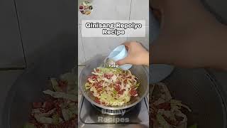 Ginisang repolyo recipe repolyo repolyorecipe ginisangrepolyo shorts lutongbahay cooking [upl. by Malley237]