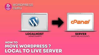 How to Move Wordpress Website Localhost to Live Server Using CPanel [upl. by Aziul]