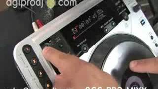 Pioneer CDJ800 MK2 Auto Cue and MP3 Text Mode Features [upl. by Ohl223]