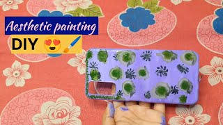 Mobile Cover Aesthetic Painting 🖌️Step By Step [upl. by Ginnifer810]