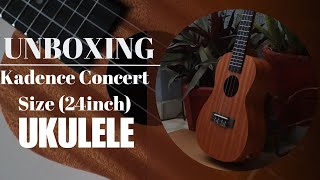 Kadence Concert Size 24inchUkulele  unboxing  best ukulele for beginners [upl. by Arfihs]