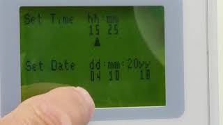 How to reset the date and time  Eschmann SES113 SES225 Autoclave [upl. by Najtsirk588]