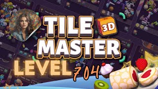 Tile Master 3D  Triple Match Level 704 [upl. by Nylemaj]