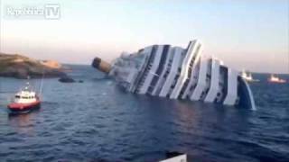 Costa Concordia accident video January 2012 Italy [upl. by Crowe]