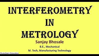 Interferometry in metrology [upl. by Sufur877]