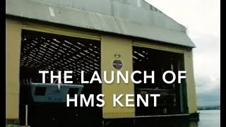 The Launch of HMS KENT F78 Type 23 Frigate on 27th May 1998 Shorts [upl. by Esilana]