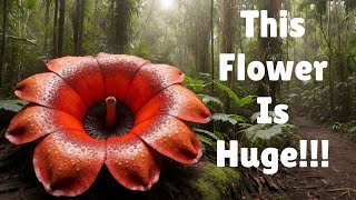 Have you ever seen the worlds biggest flower Flowers corpseflower weirdnature plantfacts [upl. by Anilyx]