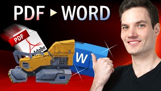 How to Convert PDF to Word [upl. by Meesak815]