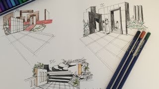 How to Draw Using Multi Point Perspective [upl. by Sadler590]