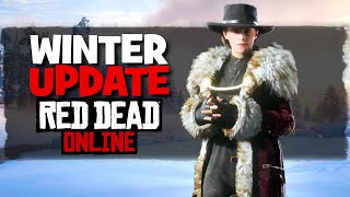 Snow and New Content Winter Update in Red Dead Online [upl. by Onder288]